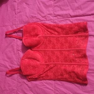 Victoria's Secret Red Corset 36C